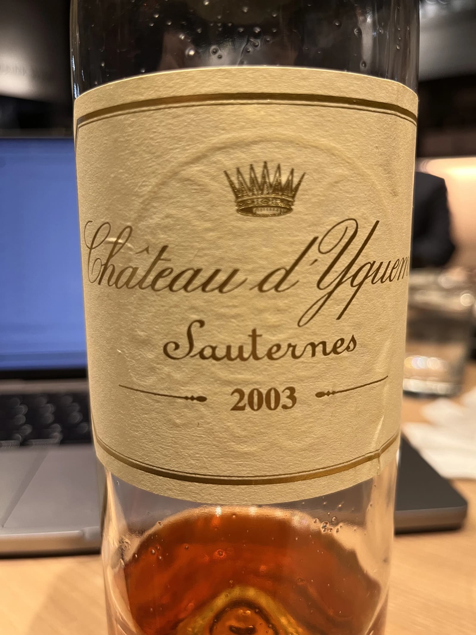 Château d'Yquem Sauternes 2003