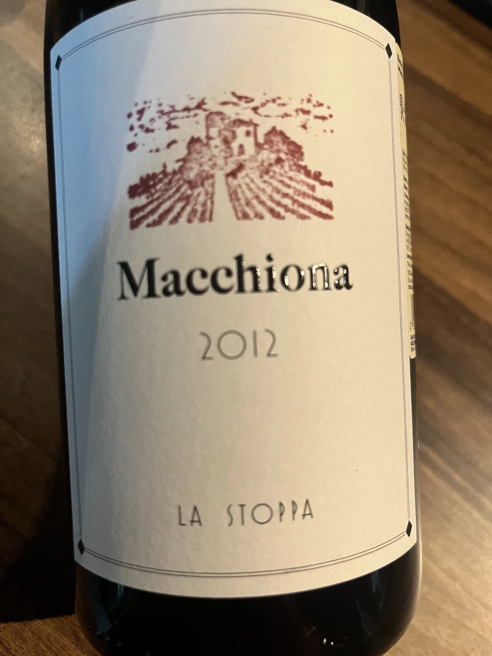 La Stoppa Macchiona 2012